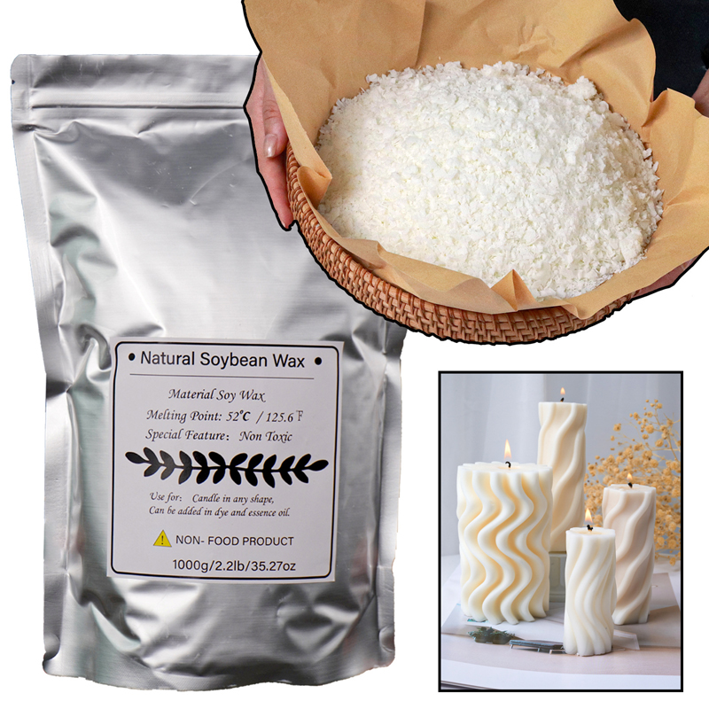 Candle Making Soy Wax - 1000g 500g 250g 100g Lilin Kedelai