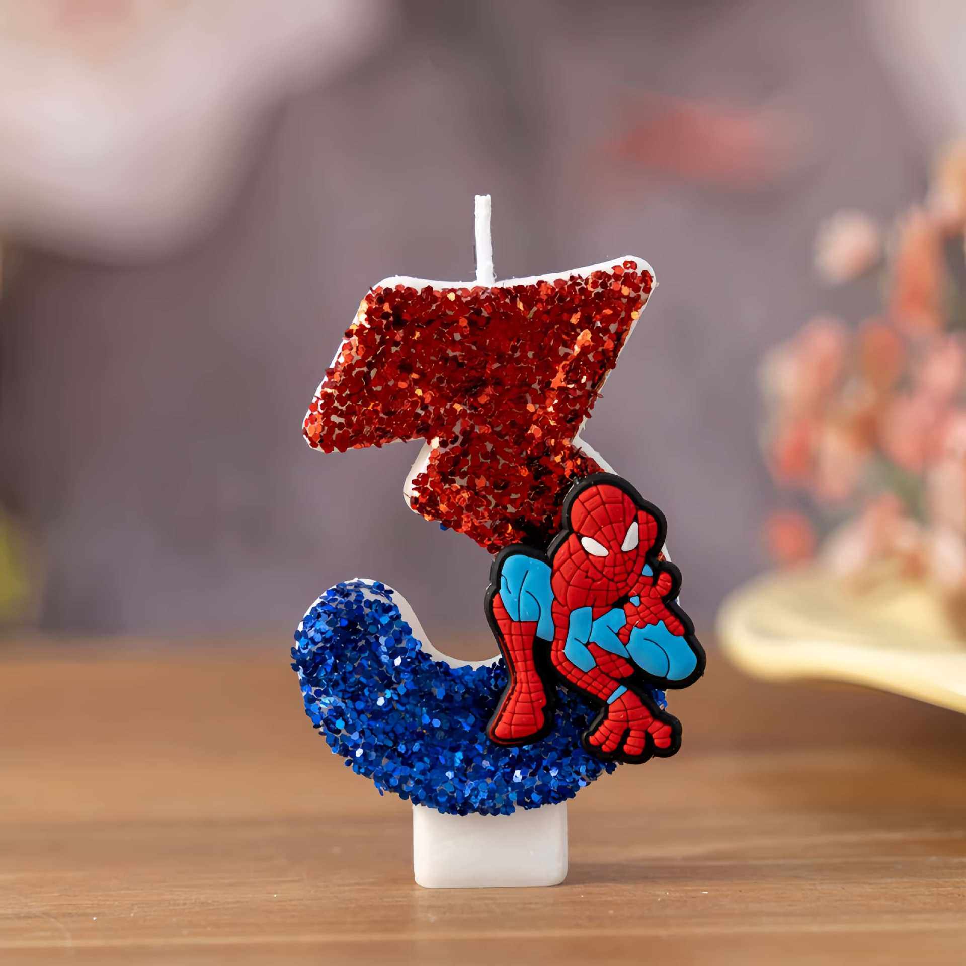 Candle Making Kit For Kids - Lilin Figur Superhero SpiderMan 0-9, Motif