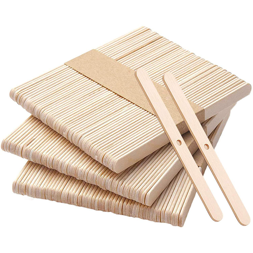 Soy Wax Pillar Blend - 50 buah pemegang inti lilin kayu