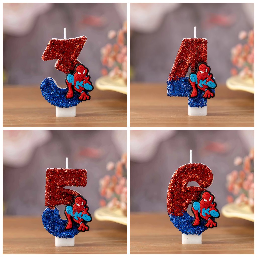 Candle Making Kit For Kids - Lilin Figur Superhero 0-9 HOT, Motif
