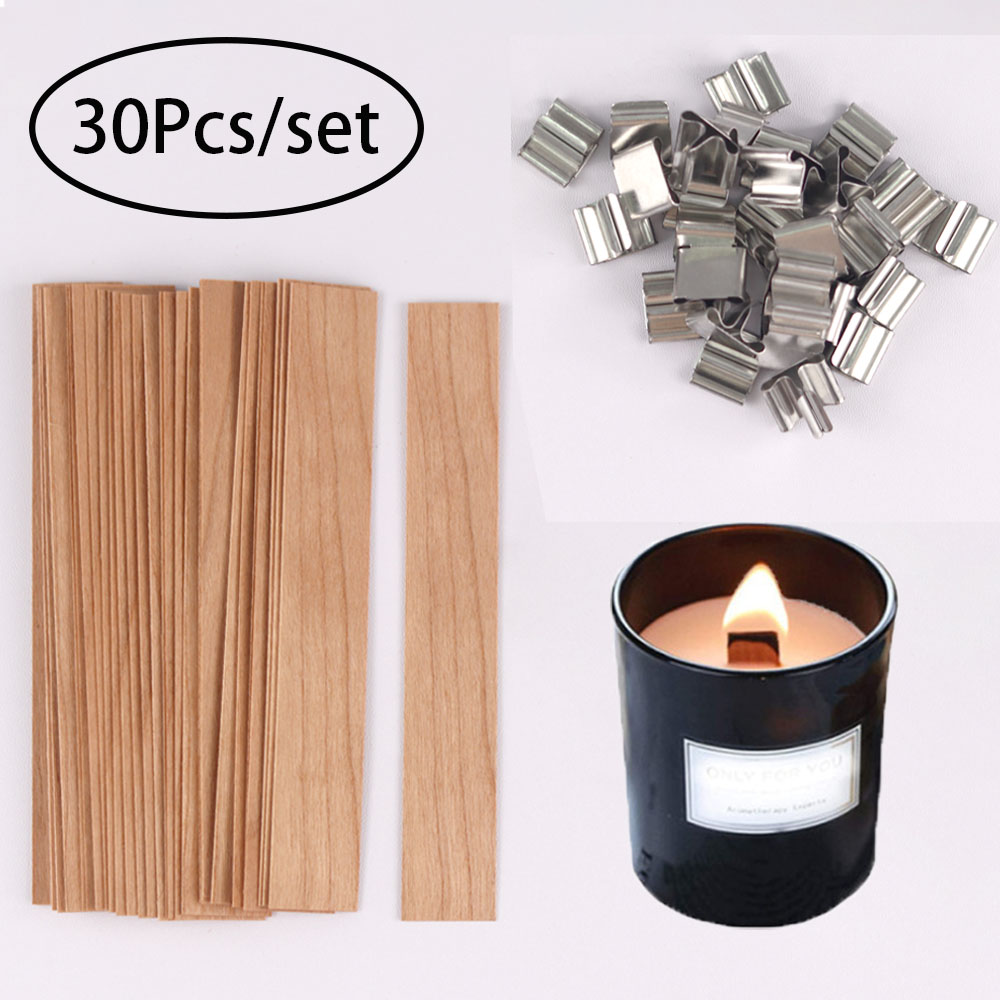 Candle Making Kit Wholesale - 30 buah Set sumbu lilin kayu