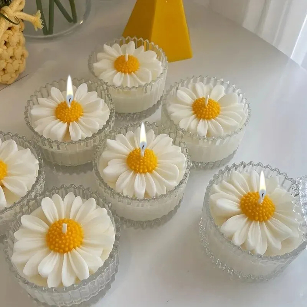 Candle Making Kit For Kids - Cetakan lilin aster silikon gipsum aromaterapi