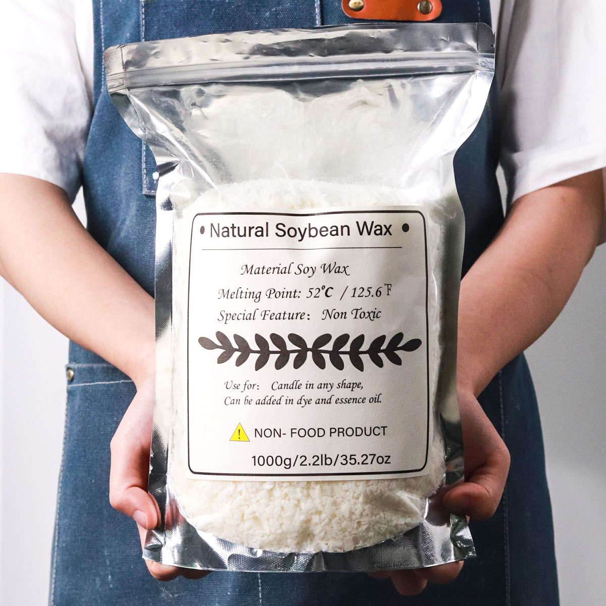 Candle Making Soy Wax - 1KG bahan lilin wangi butiran lilin