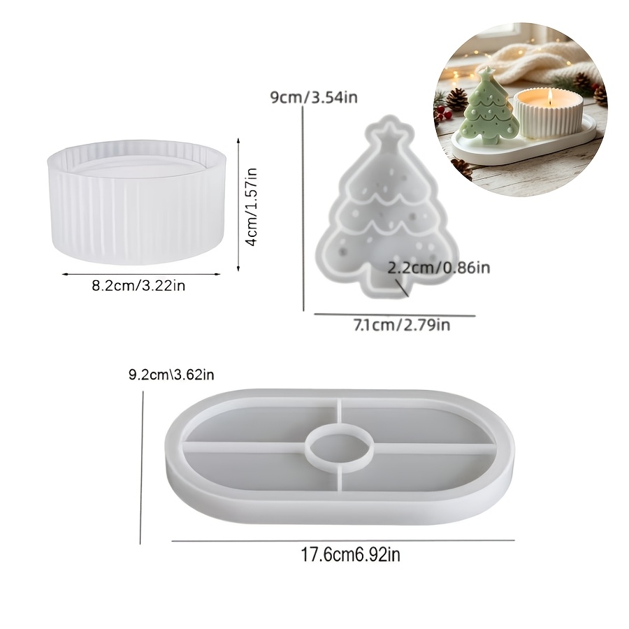 Set cetakan silikon resin 3-ba - Candle Making Kit Wholesale ulasan dan harga