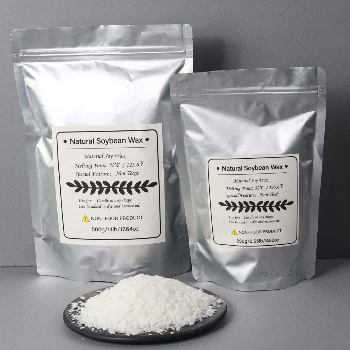 500G/1Kg Serpihan Lilin Kedela - Soy Wax Pillar Blend ulasan dan harga