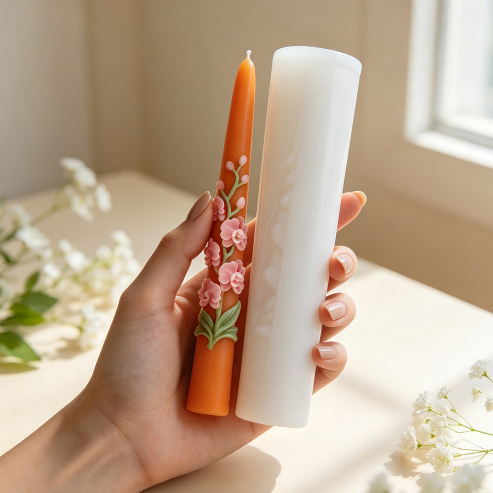 Cetakan Lilin Silikon Bentuk B - Candle Making Soy Wax ulasan dan harga