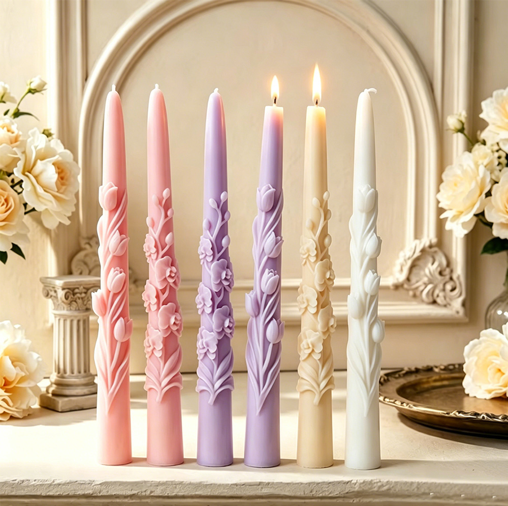 Cetakan Lilin Silikon Bentuk B - Candle Making Soy Wax ulasan dan harga