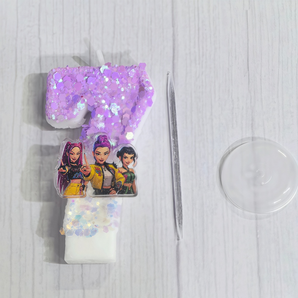 Lilin Angka Anime 0-9 Lucu 3D  - Candle Making Kit For Kids ulasan dan harga
