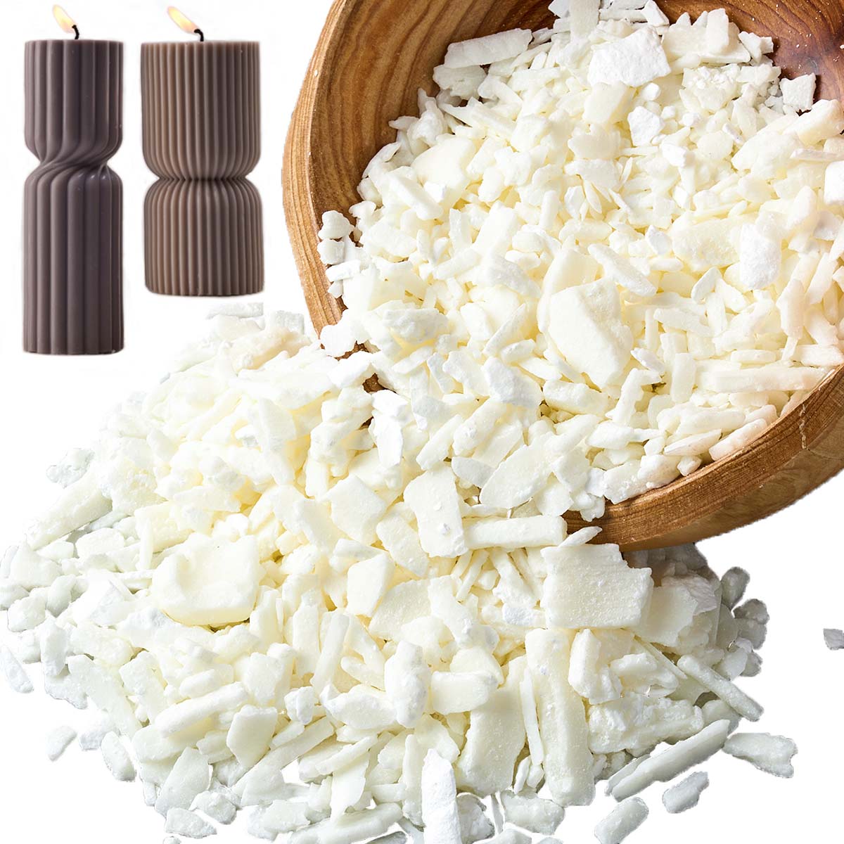 1 Pon Lilin Kedelai Putih Murn - Candle Making Soy Wax ulasan dan harga