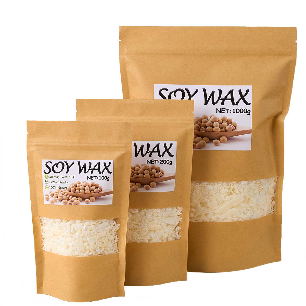 1 Pon Lilin Kedelai Putih Murn - Candle Making Soy Wax ulasan dan harga