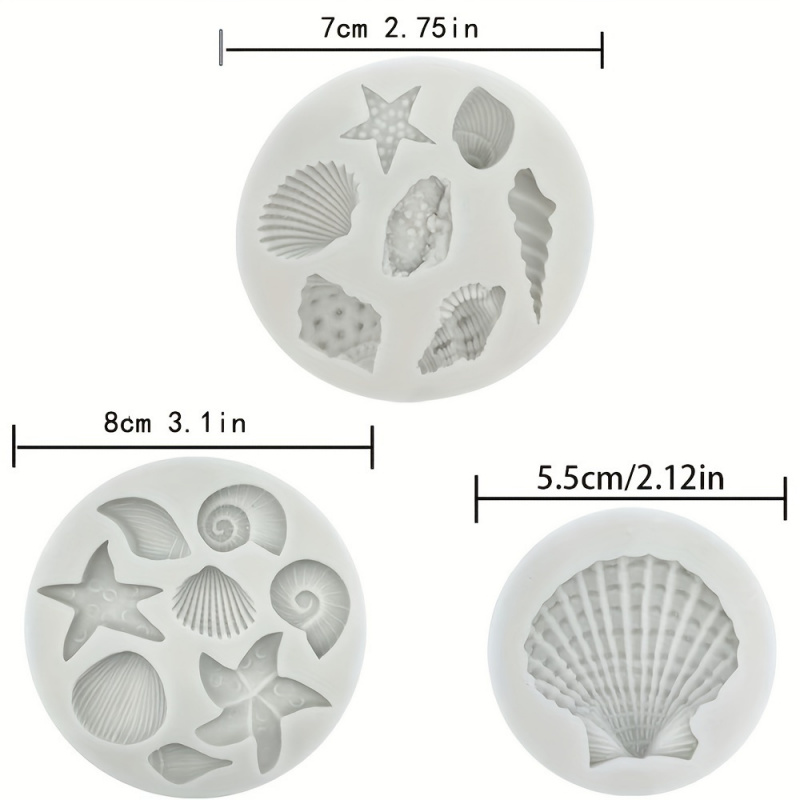 3 Buah/Set, Set Cetakan Cangka - Candle Making Kit Wholesale ulasan dan harga