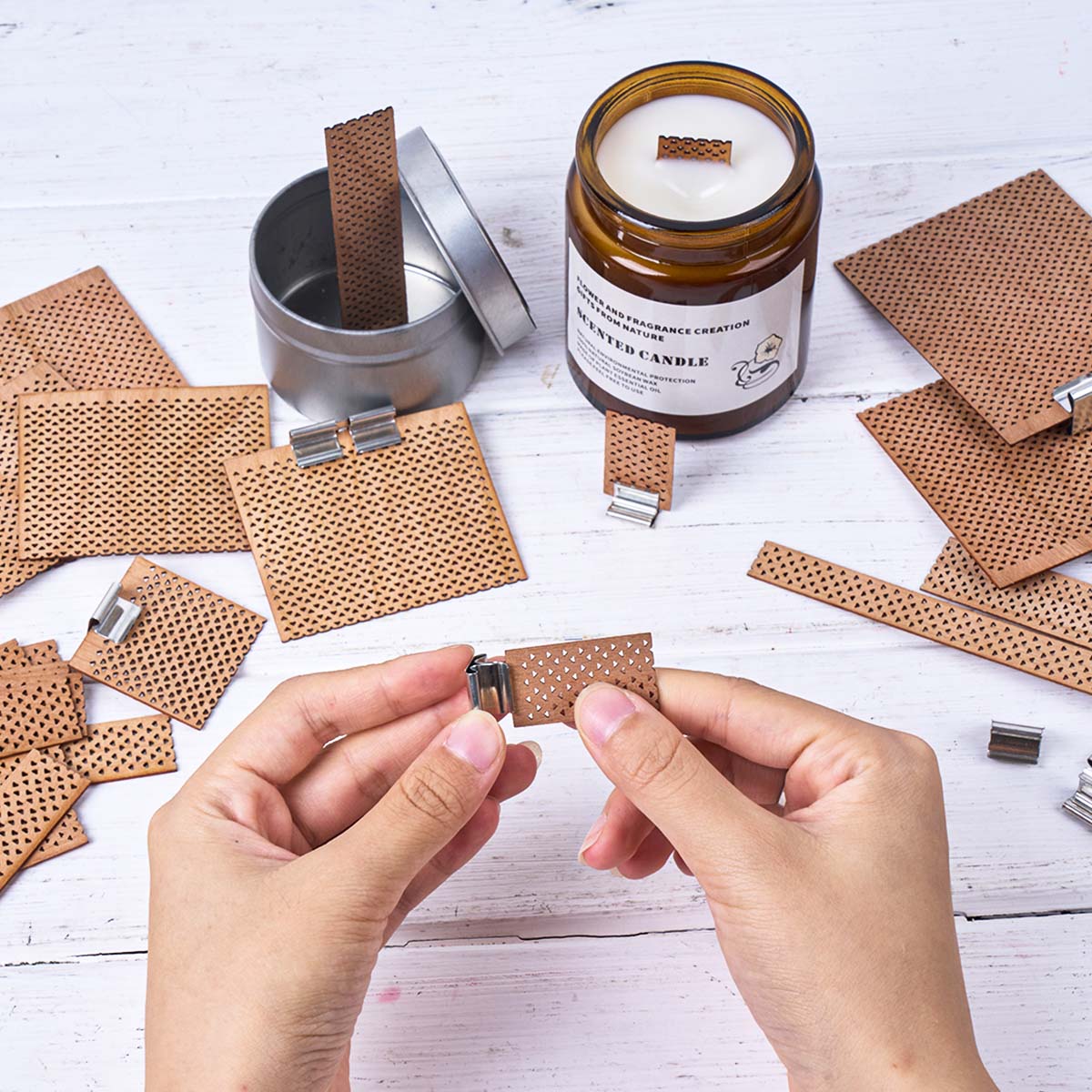 Sumbu Lilin Kayu Besar dengan  - Soy Wax Pillar Blend ulasan dan harga