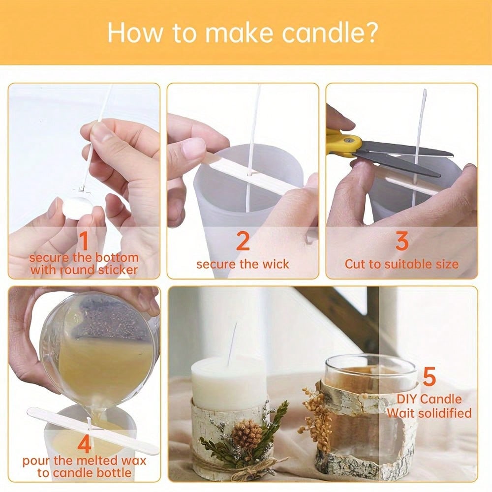 5/10/20/30/50pcs Penyangga Sum - Candle Making Kit Wholesale ulasan dan harga