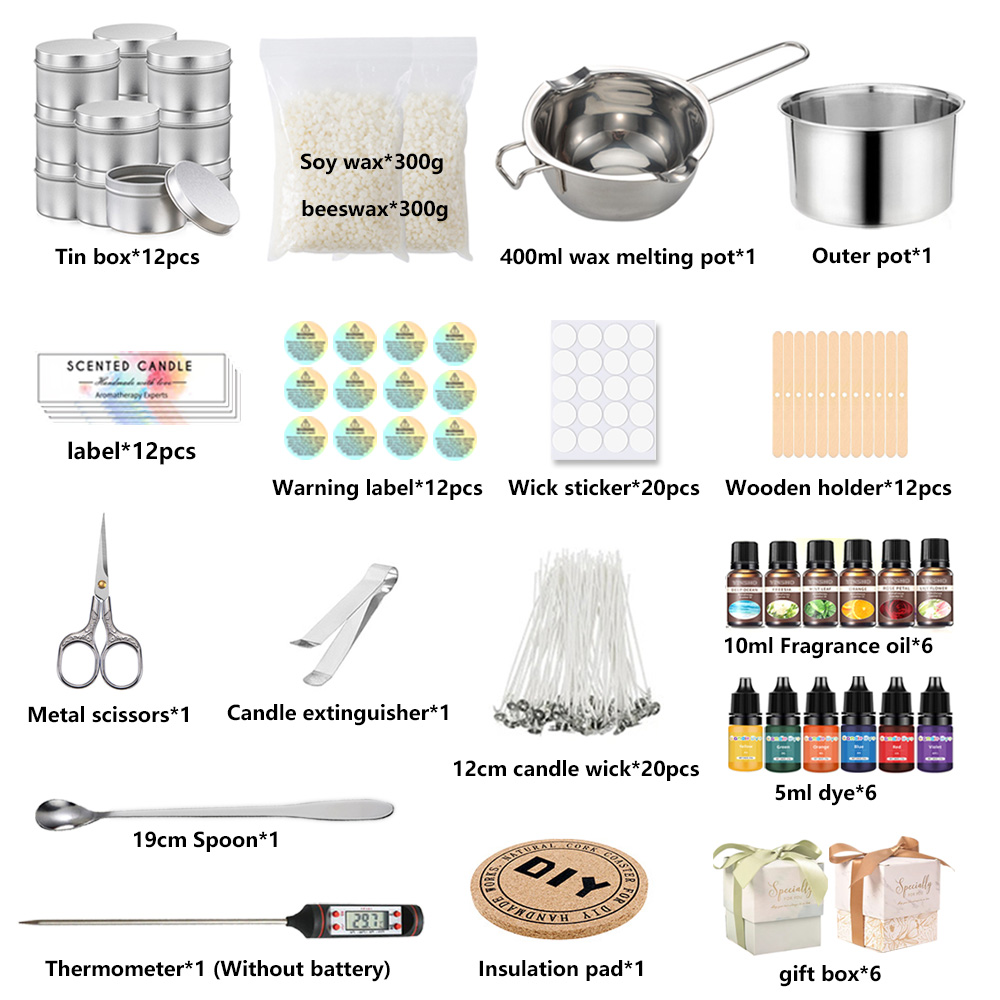 Kit pembuat lilin, set alat me - Candle Making Kit For Kids ulasan dan harga