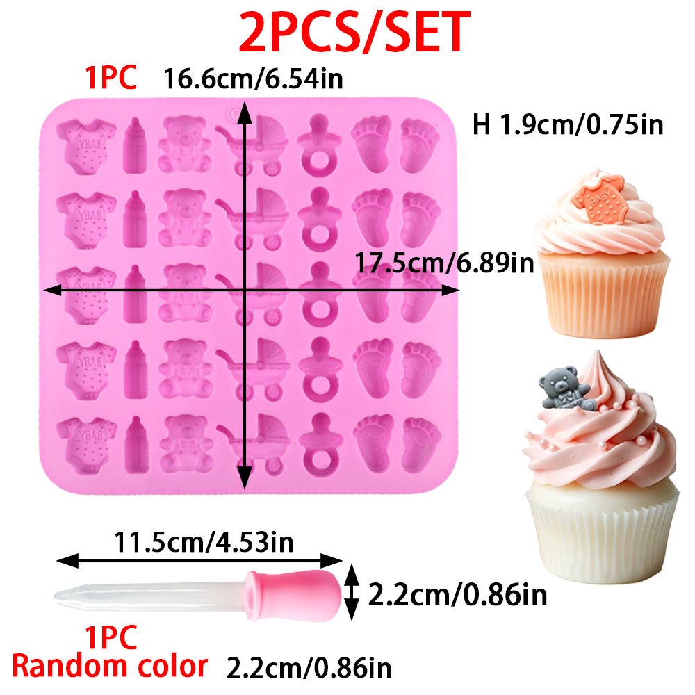 2pcs Set Cetakan Silikon 35-Ca - Candle Making Soy Wax ulasan dan harga