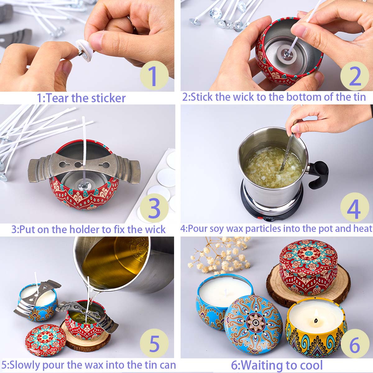 Perlengkapan Pembuatan Lilin A - Candle Making Kit Wholesale ulasan dan harga